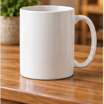 15oz Ceramic Mug lifestyle mockup